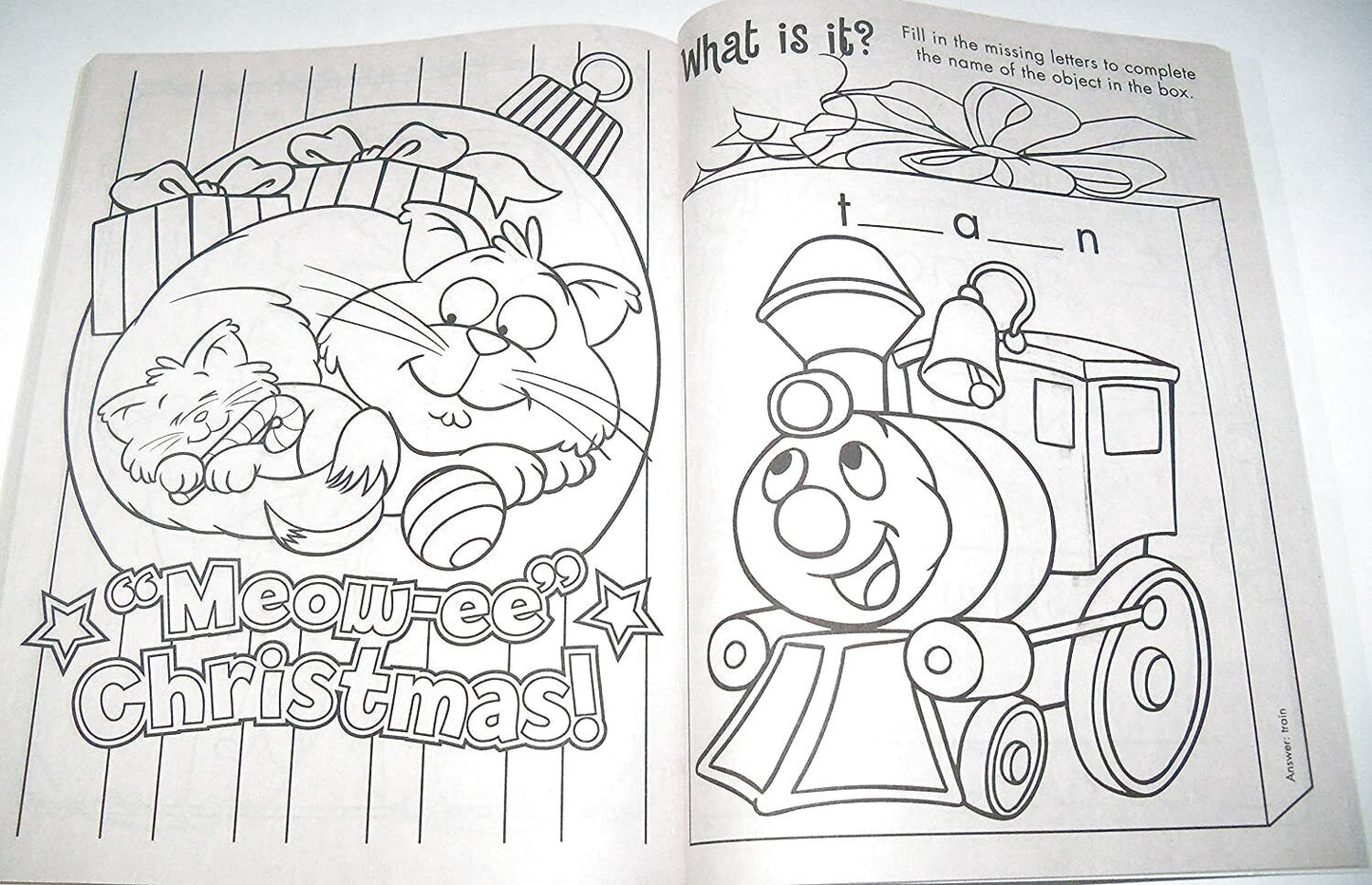Happy Holidays 160 Page Giant Coloring and Activity Book ~ Christmas Edition