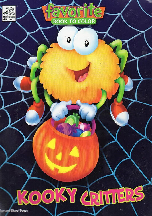 Halloween Favorite Book to Color - Kooky Critters