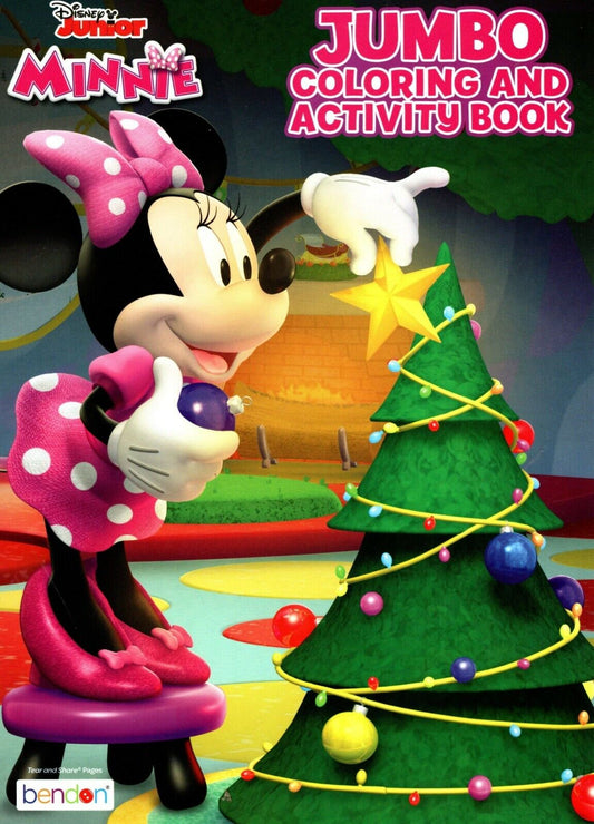 Disney Junior Minnie - Christmas Edition Holiday - Jumbo Coloring Activity Book