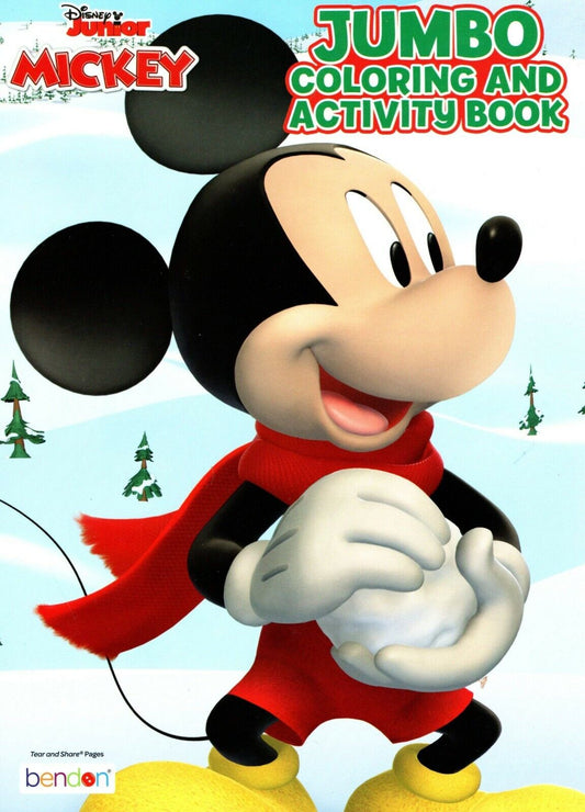 Disney Junior Mickey - Christmas Edition Holiday - Jumbo Coloring Activity Book