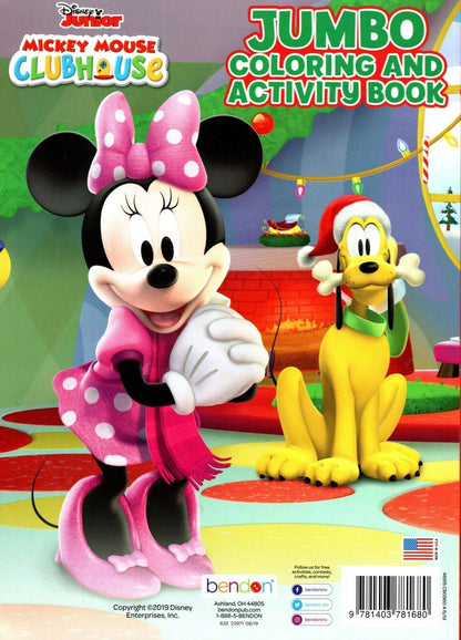 Disney Junior Mickey - Christmas Edition Holiday - Jumbo Coloring Activity Book