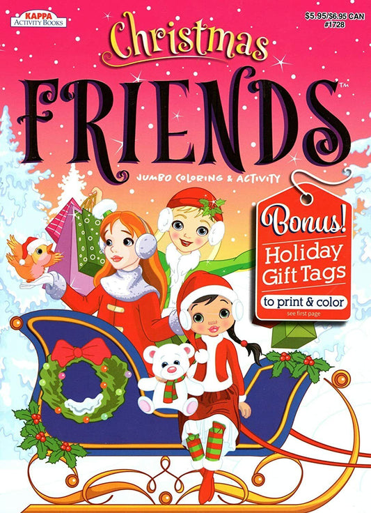 Christmas Edition Holiday Jumbo Coloring and Activity Book ~ Christmas Friends