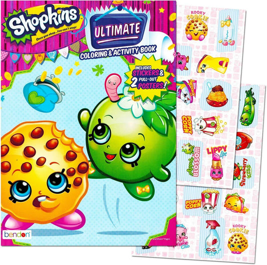 Shopkins Ultimate Coloring & Activity Book Includes Stickers & 2 Posters