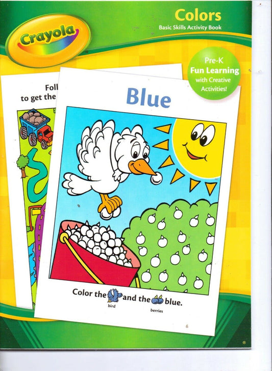 Crayola Colors Basic Skills Activity Book (Pre-K)