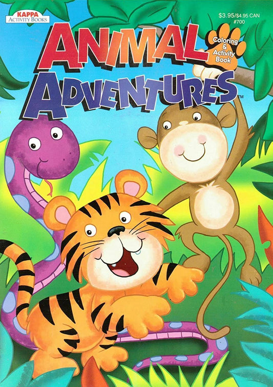 Animal Adventures Coloring & Activity Book