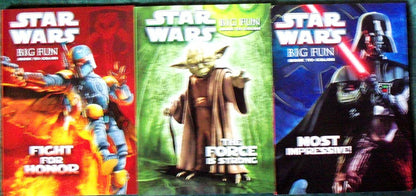 Star Wars Big Fun Book to Color Set of 3 (Assorted)