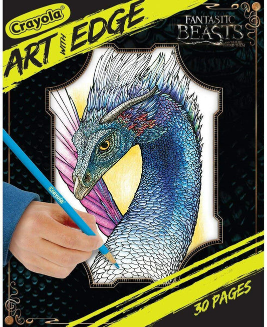 Crayola Art With Edge, Fantastic Beasts Coloring Book, Gift, 30 Pages