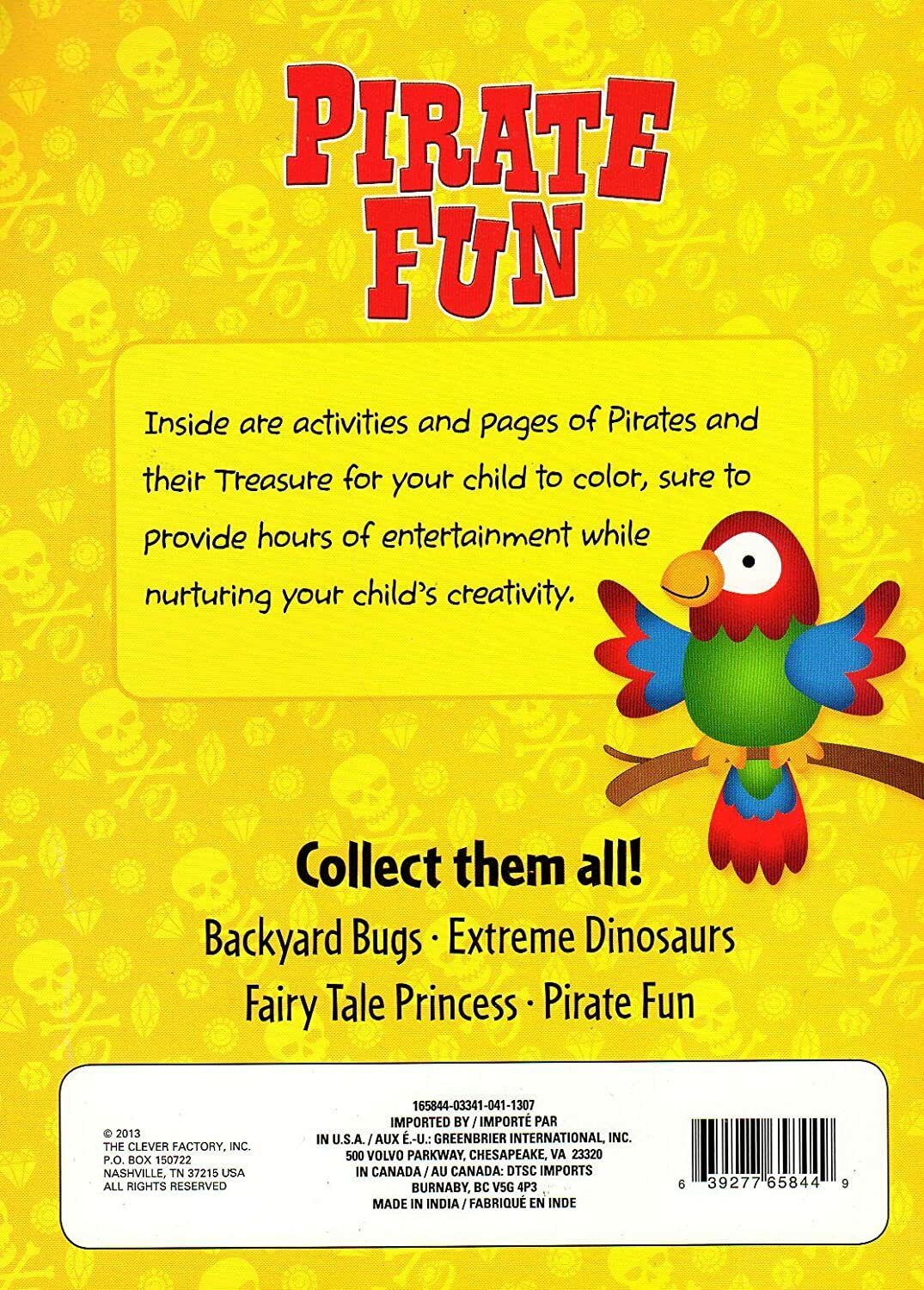 Pirate Fun - Coloring & Activity Book