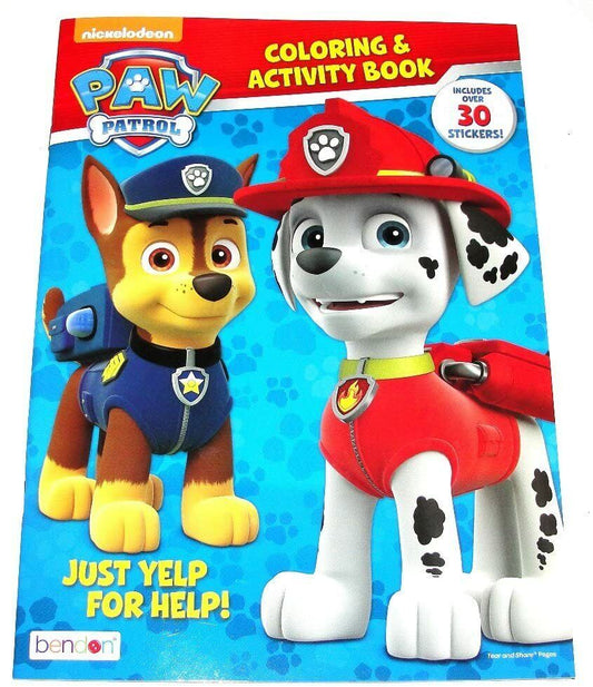 Paw Patrol Just Yelp for Help! Coloring & Activity Book with Over 30 Stickers