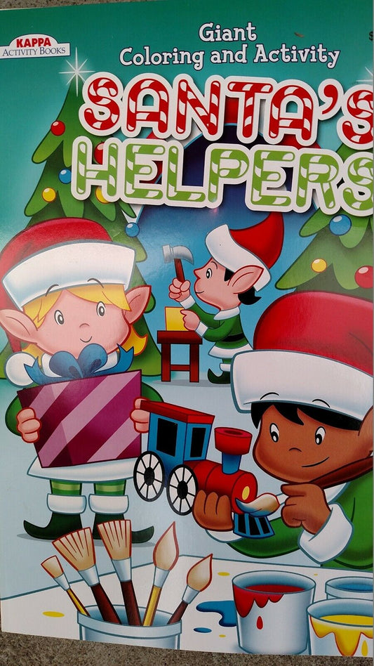 Santa's Helpers Giant Coloring & Activity Book (2014, 96 Pages)