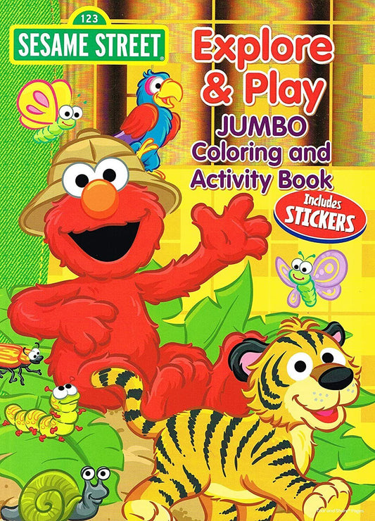 Sesame Street Explore & Play Jumbo Coloring & Activity Book