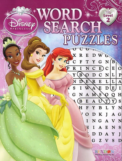 Disney World Search Puzzles and Coloring Book - (Set of 4) Assorted