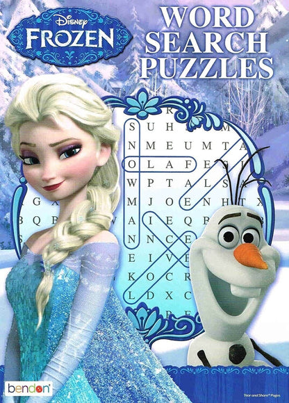 Disney World Search Puzzles and Coloring Book - (Set of 4) Assorted