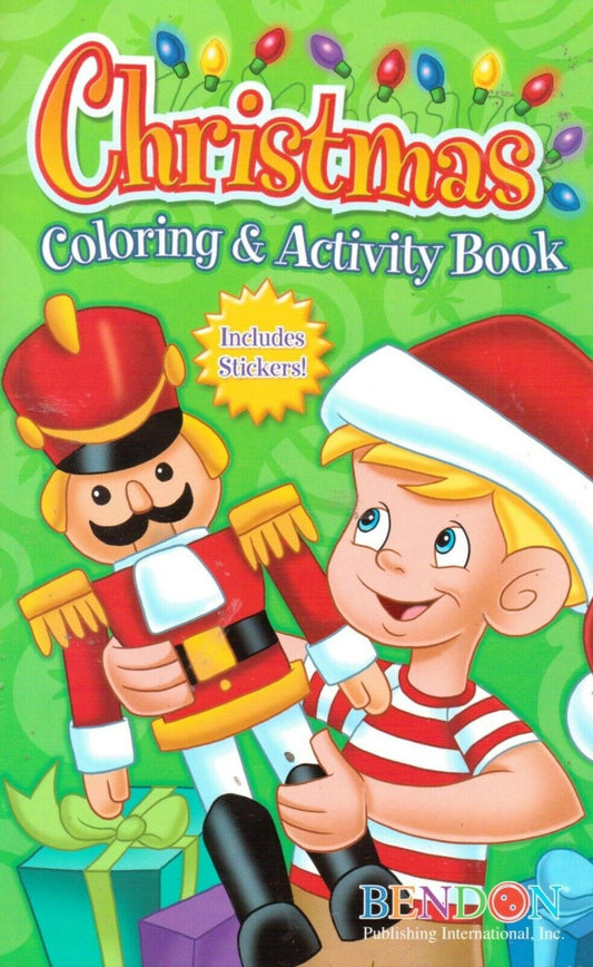 Christmas Coloring & Activity Book Travel Size