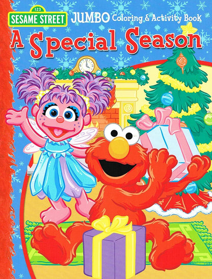 Sesame Street Holiday / Christmas Coloring Books (Set of 2)