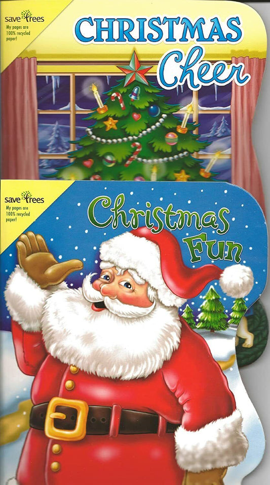Set of 4 Holiday Coloring & Activity Books with 100% Recycled Paper!