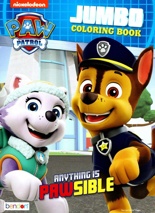 Paw Patrol - Jumbo Coloring & Activity Book - Anything is Paw Sible