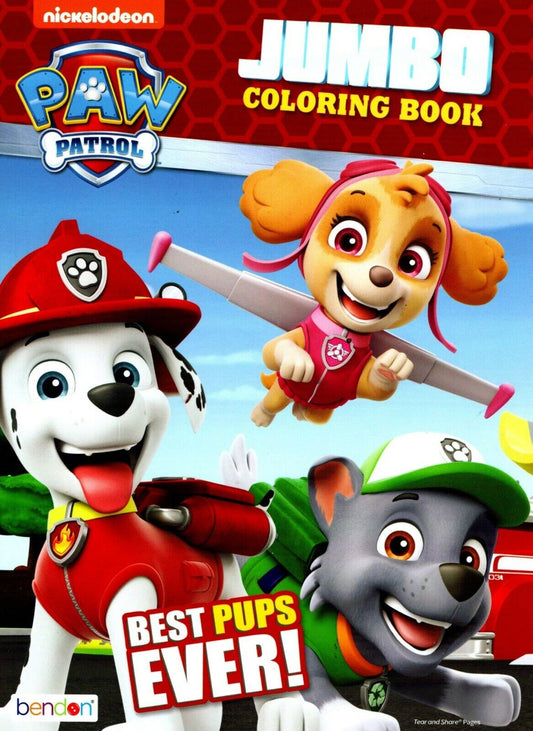 Paw Patrol - Jumbo Coloring & Activity Book - Best Pups Ever