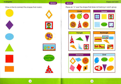 Educational Workbooks Kindergarten - Colors & Shapes