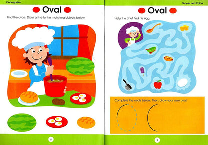 Educational Workbooks Kindergarten - Colors & Shapes