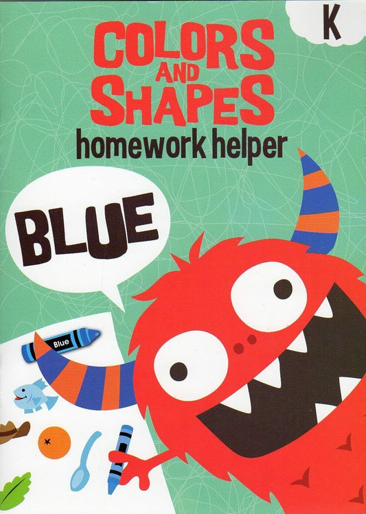 Homework Helper Educational Workbooks - Kindergarten - Colors & Shapes - v2