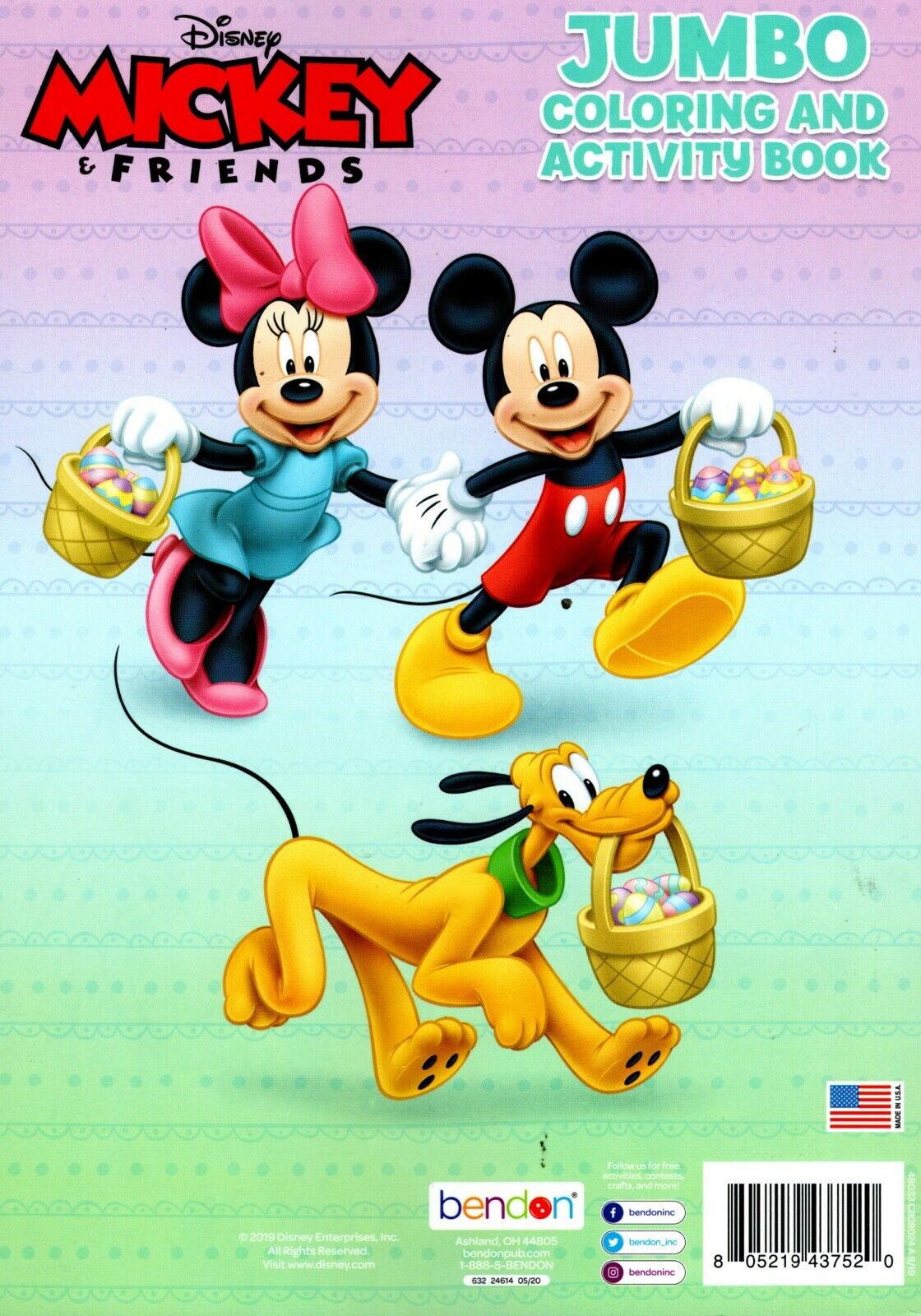 Mickey Spring Forward Disney Mickey Friends - Swing into Spring - Jumbo Coloring & Activity ...