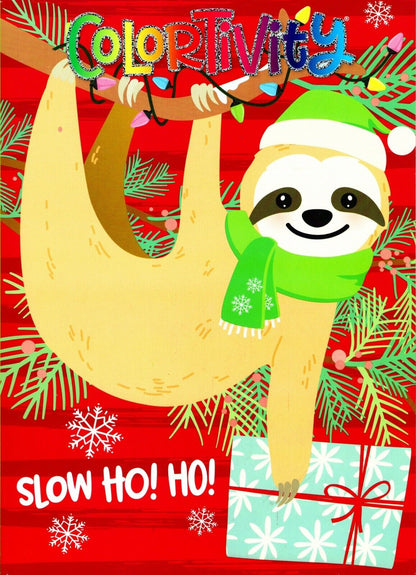 Christmas Holiday - Coloring and Activity Book ~ Slow Ho! Ho!