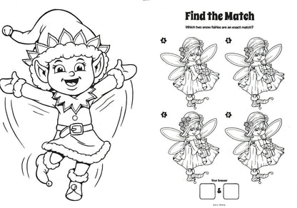 Christmas Holiday - Coloring and Activity Book ~ Slow Ho! Ho!