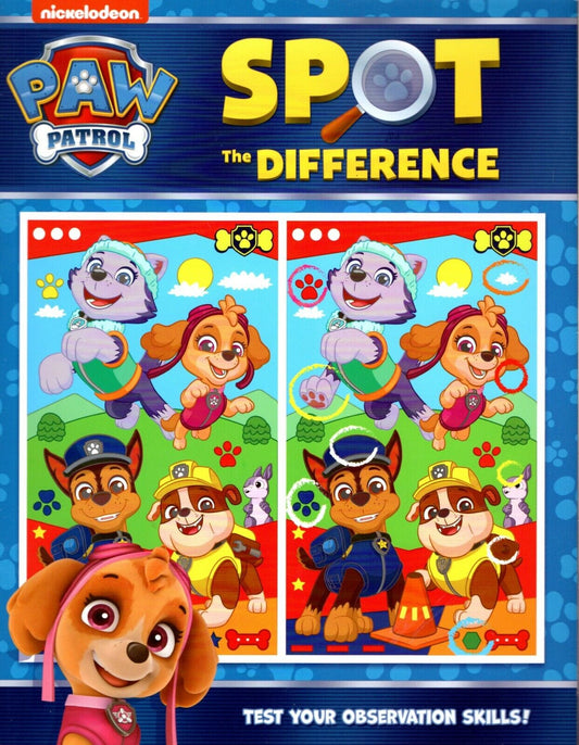 Paw Patrol - Spot the Difference - Test Your Observation Skills!