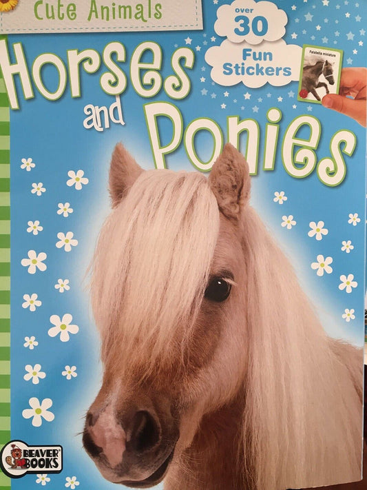 Horses and Ponies - Cute Animals - Over 30 Fun Stickers