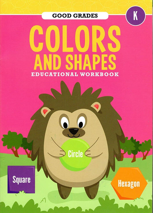 Good Grades Kindergarten Educational Workbooks Colors & Shapes - v4