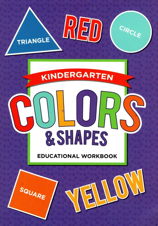 Good Grades Kindergarten Educational Workbooks Colors & Shapes - v5