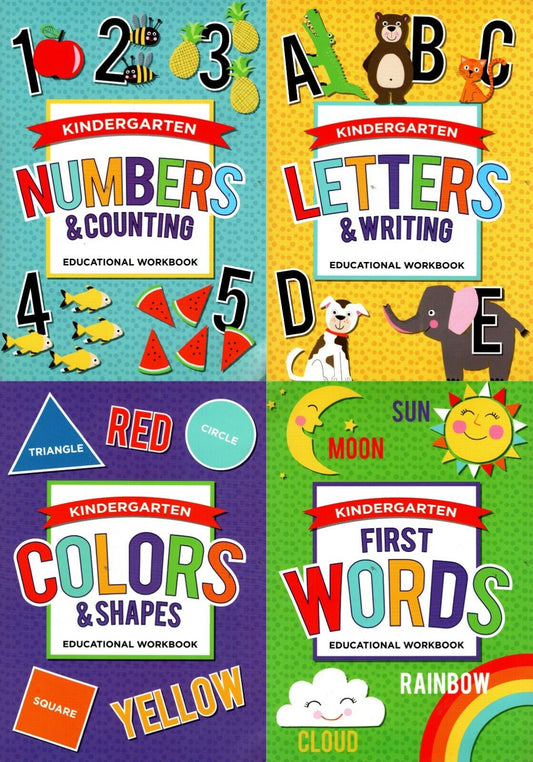 Good Grades Kindergarten Numbers & Counting, Colors & Shapes, Letters & Writing, First Words