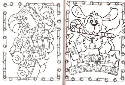 Christmas Edition Giant Coloring and Activity Book 160 Page ~ Happy Holidays