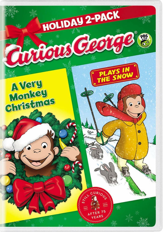 Curious George: Holiday 2-Pack (A Very Monkey Christmas / Plays in the Snow) DVD