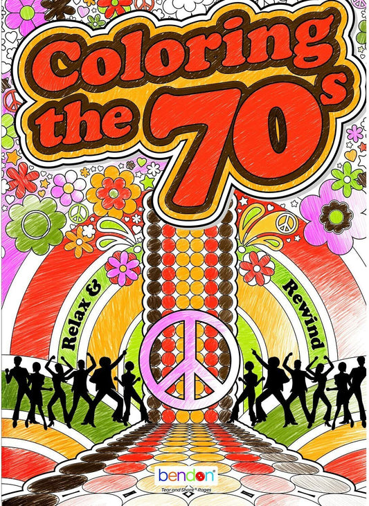 Bendon 35281 The 70's Advanced Coloring Book