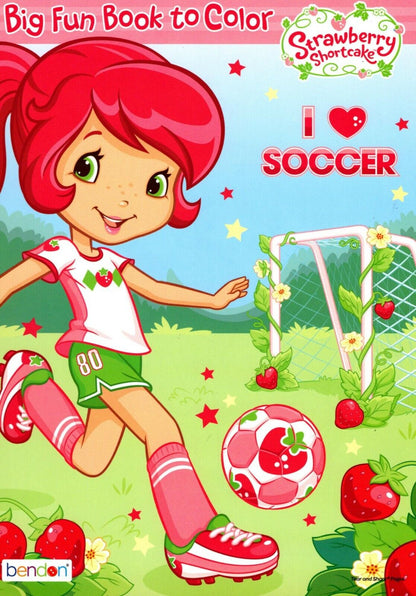 Strawberry Shortcake - Big Fun Book to Color - I Love Soccer