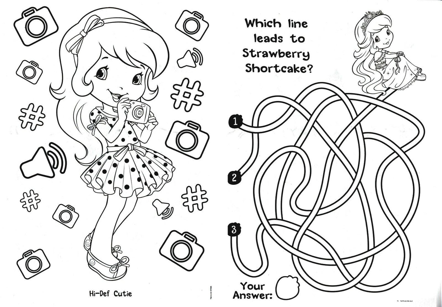 Strawberry Shortcake - Big Fun Book to Color - I Love Soccer