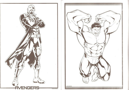 Marvel Avengers - Edition Holiday - Coloring & Activity Book + Award Stickers