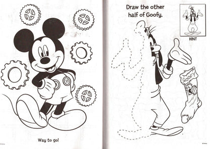 Disney Junior Mickey - Christmas Edition Holiday - Jumbo Coloring Book + Award Stickers