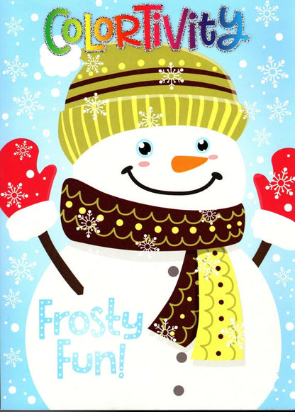 Colortivity - Christmas Holiday - Coloring and Activity Book ~ Frosty Fun!