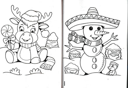 Coloring and Activity Book ~ Beary Cool Fun & Frosty Fun! (Set of 2 Books)