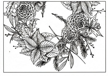 Christmas Holiday - Winter Wonderland - Coloring Books for Adults