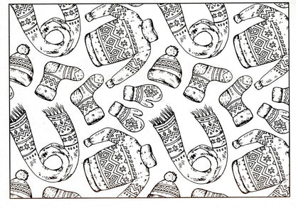 Christmas Holiday - Winter Wonderland - Coloring Books for Adults