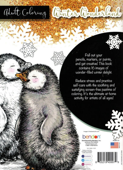 Christmas Holiday - Winter Wonderland - Coloring Books for Adults