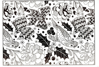 Christmas Holiday - Hello Winter - Coloring Books for Adults