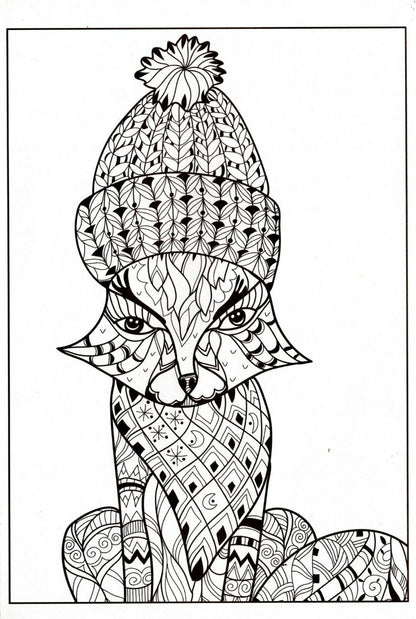 Christmas Holiday - Hello Winter - Coloring Books for Adults