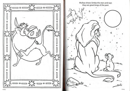Disney The Lion King - Gigantic Coloring & Activity Book + Bonus Character