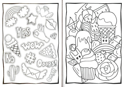 Coloring & Activity Book - Llamazing + Award Stickers and Charts