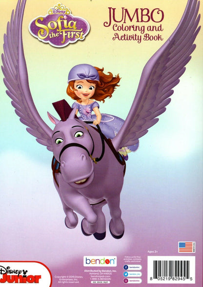 Jumbo Coloring & Activity Book - Sofia the First Magic is Everywhere + Stikers